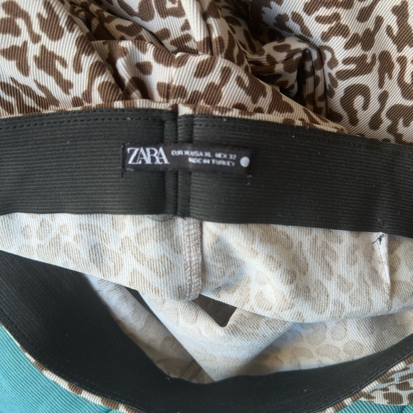 Zara Leopard Print Skinny Jeans - Picture 2 of 5